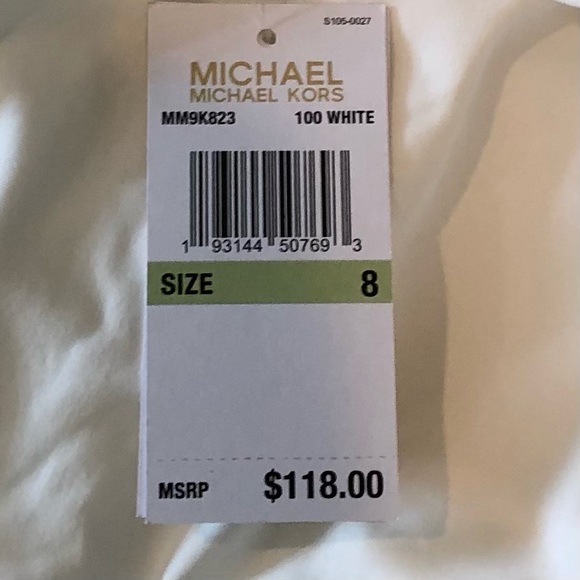 Michael Kors White Women’s Pride Logo Swimsuit One Piece bright helloSz 8 - Picture 4 of 5